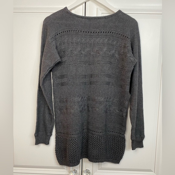 DKR & Co Women’s Size Large Crew Neck Cable Knit Sweater Cotton Blend - Picture 6 of 10